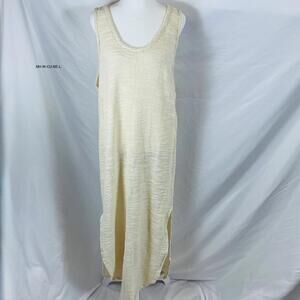 Mara Hoffman Swim Women's Long Beige Cover Up Size L